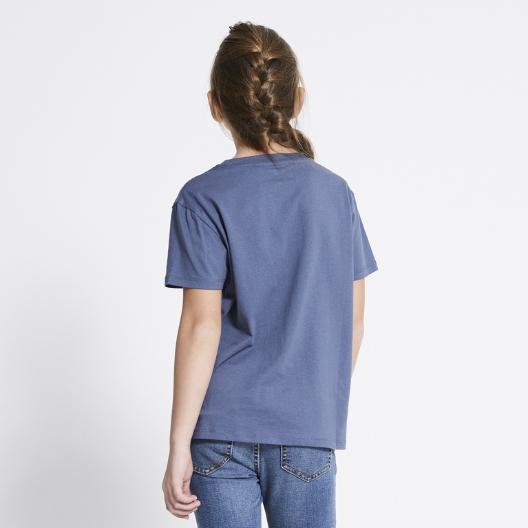 Printed tee "Dusty star" Blue