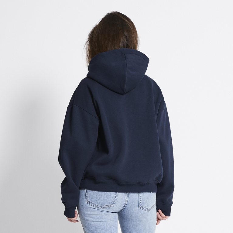 Heavy hoodie "Hilma" Dark Blue