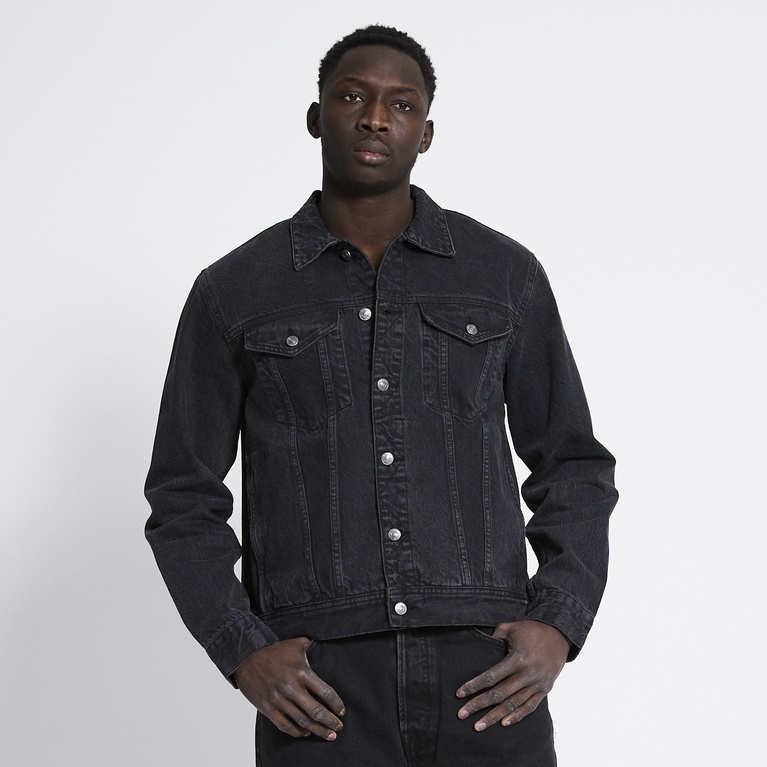 Trucker jacket "Trucker" Black Used