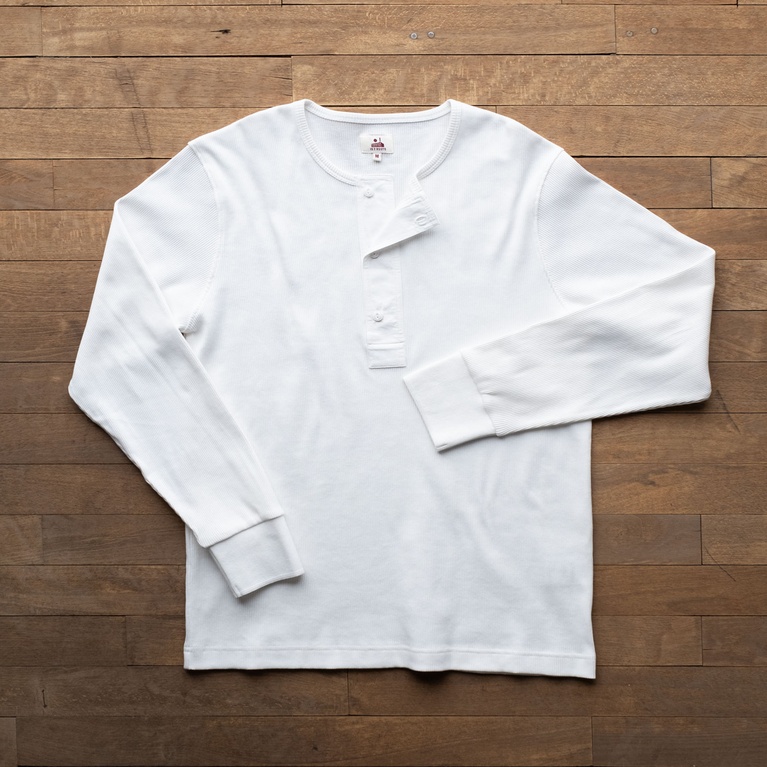 Grandad Rib Off white