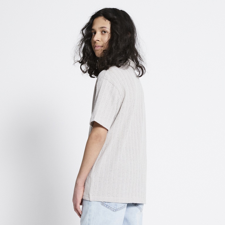 Short sleeve shirt "Smith star" Beige