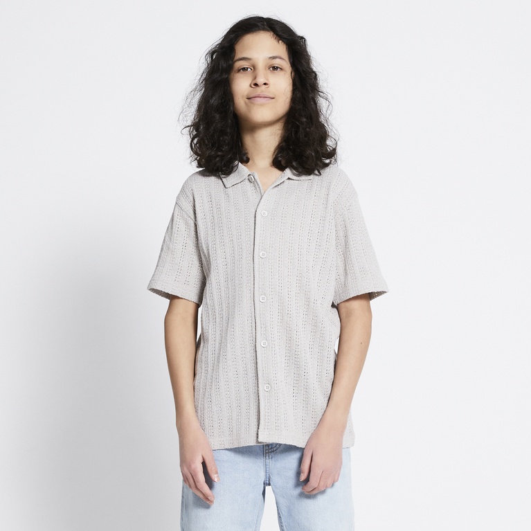 Short sleeve shirt "Smith star" Beige