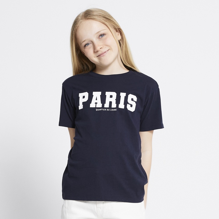 Printed tee "Dusty star" Navy 2