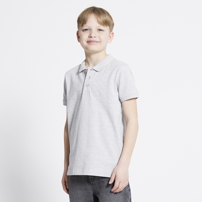 Polo shirt "Alan star" Grey Melange 2