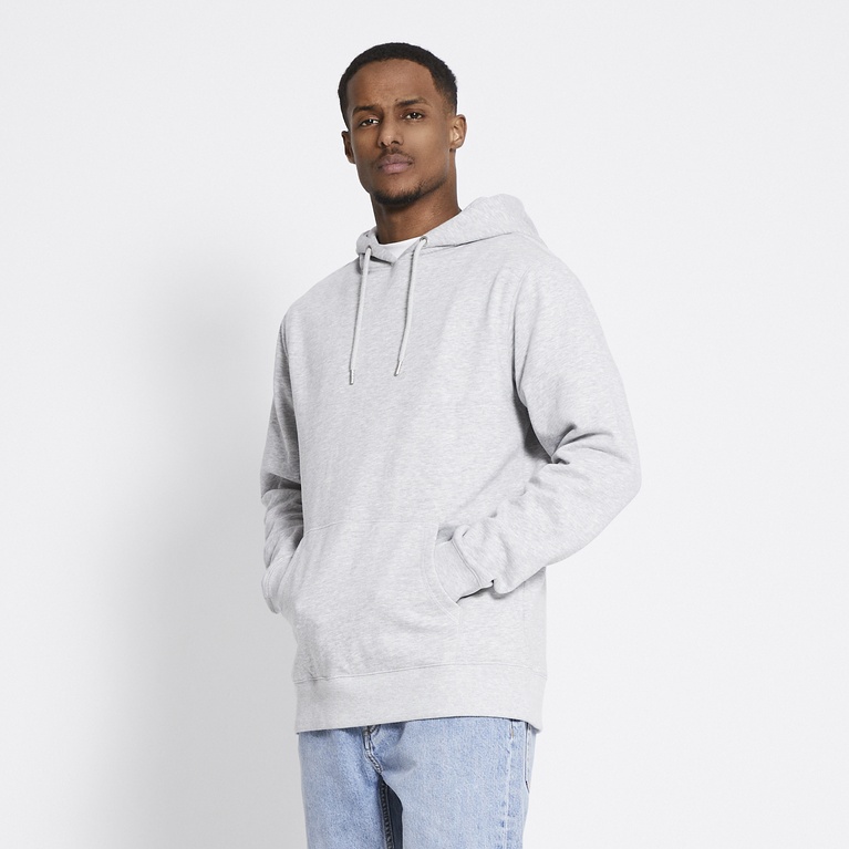 Hoodie "Premium Hood" Grey Melange