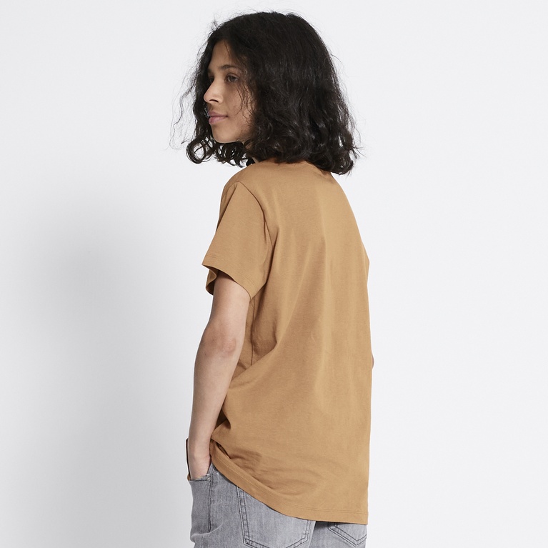 Basic tee "Andie" Tobacco