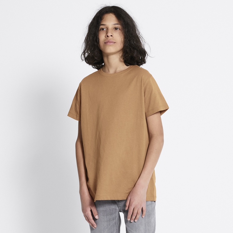 Basic tee "Andie" Tobacco