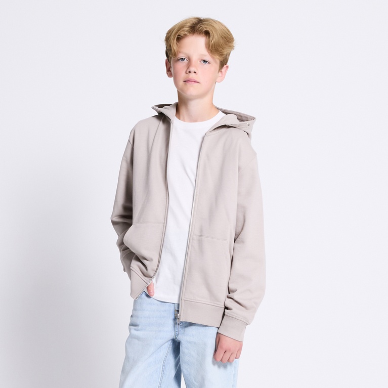 Zip hoodie "Tom star" Beige 3