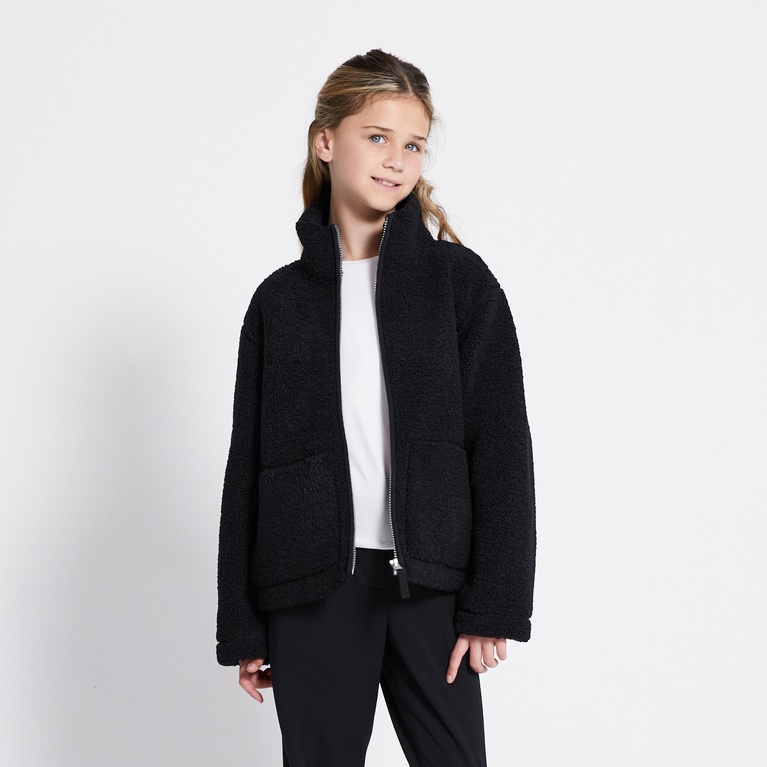 Pile jacket "Maxime star" Black