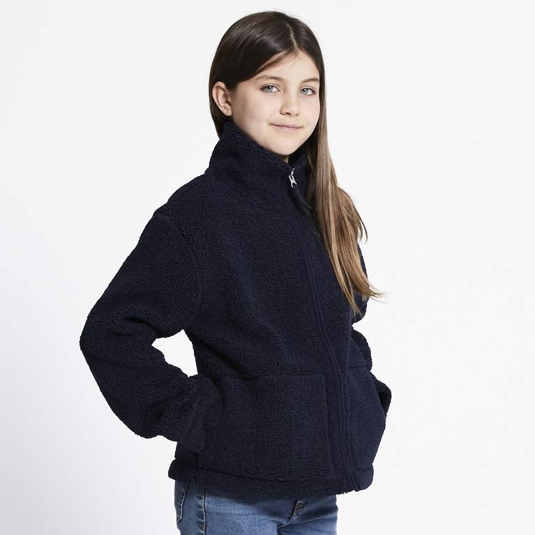 Pile jacket "Maxime star" Dark Blue