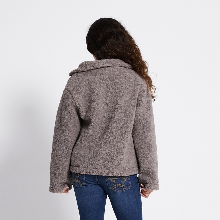 Pile jacket "Maxime star" Beige