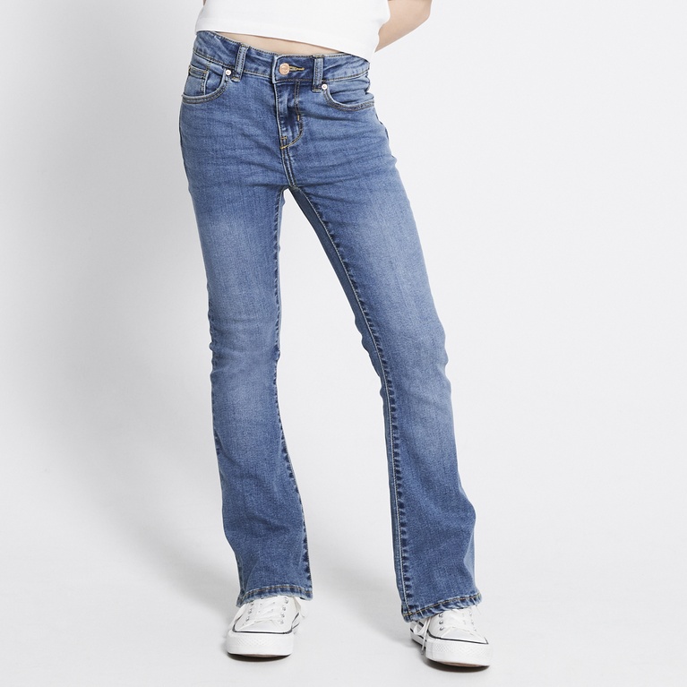 Mid waist flare jeans "Skippy Flare"  Mid wash