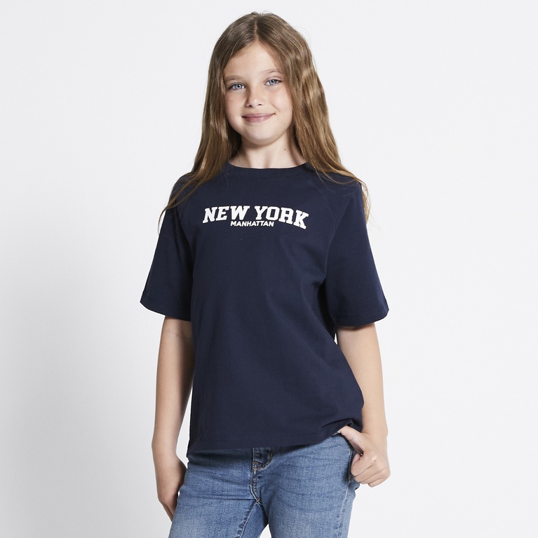 Printed tee "Maley star" Navy