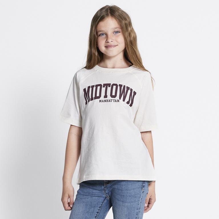 Printed tee "Maley star" Off white