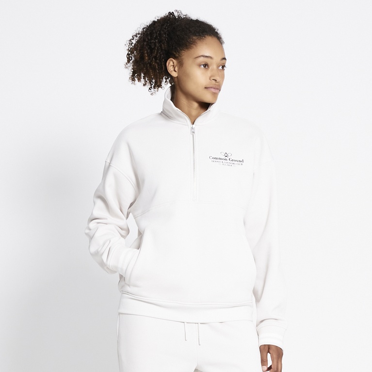 Half zip sweatshirt "Half zip collar jacket"