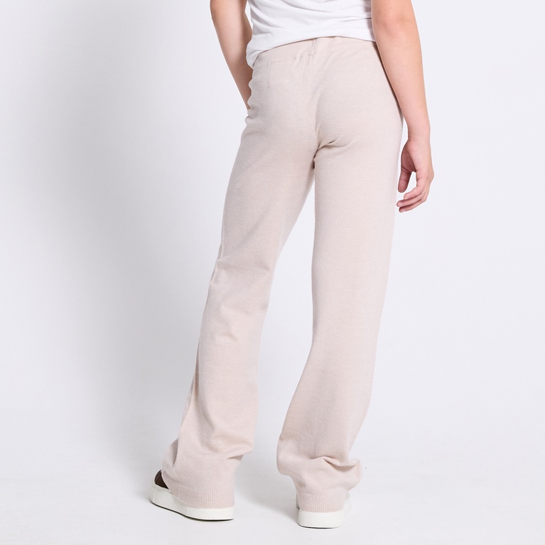 Knit soft pants "Jolina star" Beige