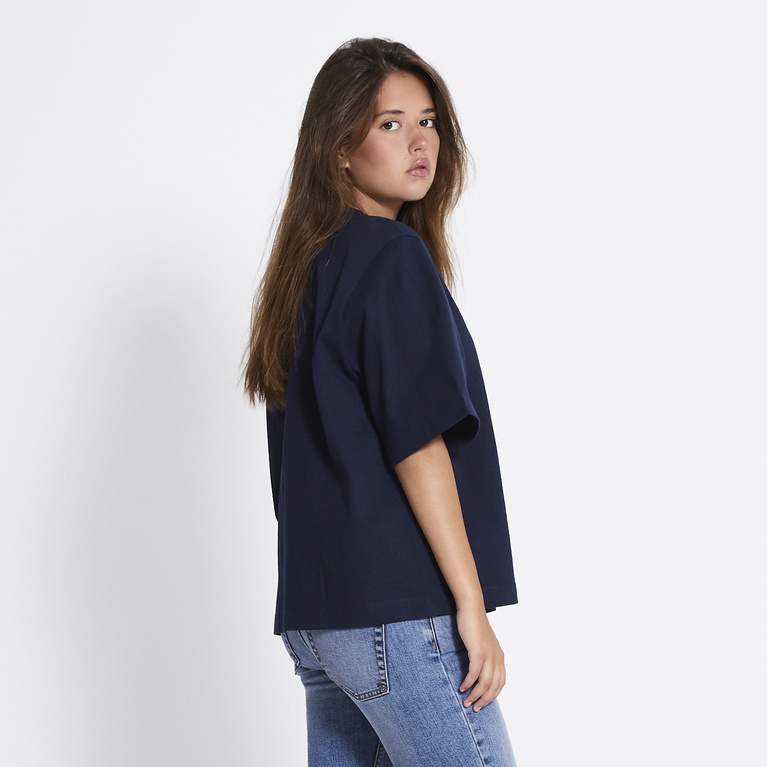 Boxy tee Dark Blue