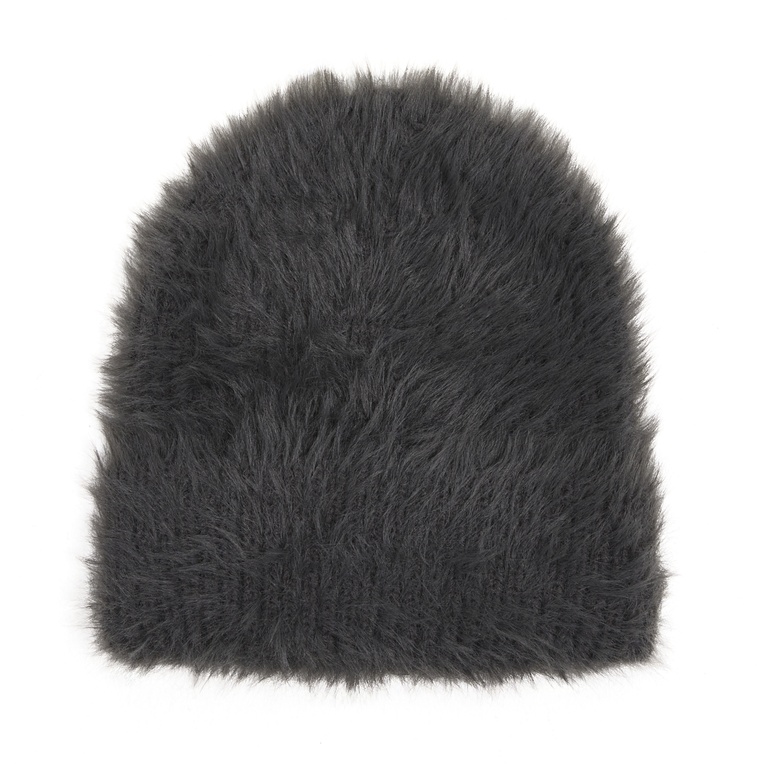 Knit beanie "Faith" Dk Grey melange