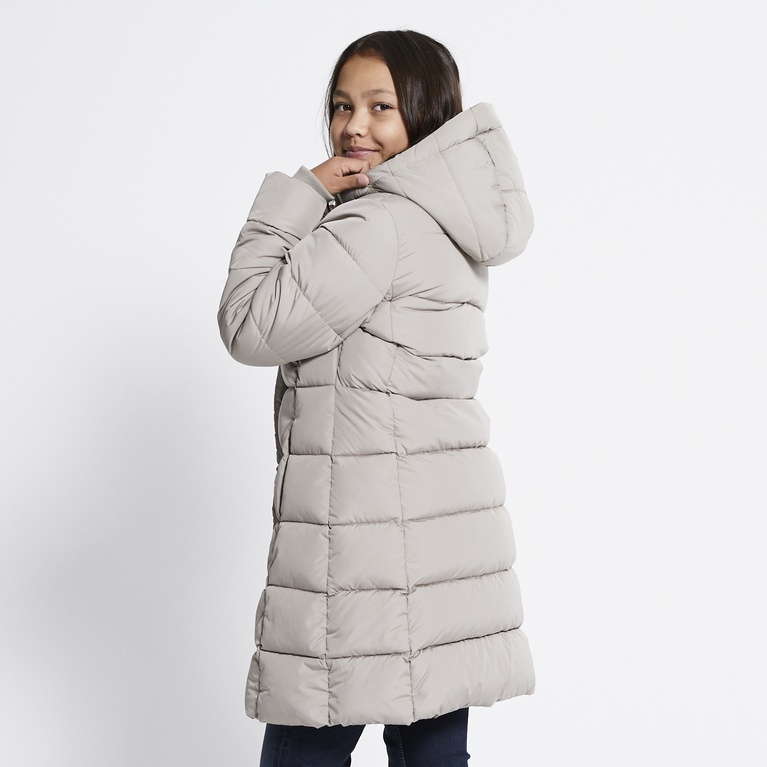 Long puffer jacket "Penny Star" Beige 3