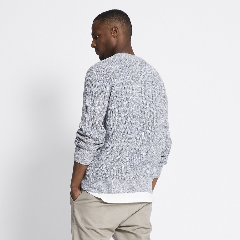 Rib-knit sweater "Rob Twisted" Blue