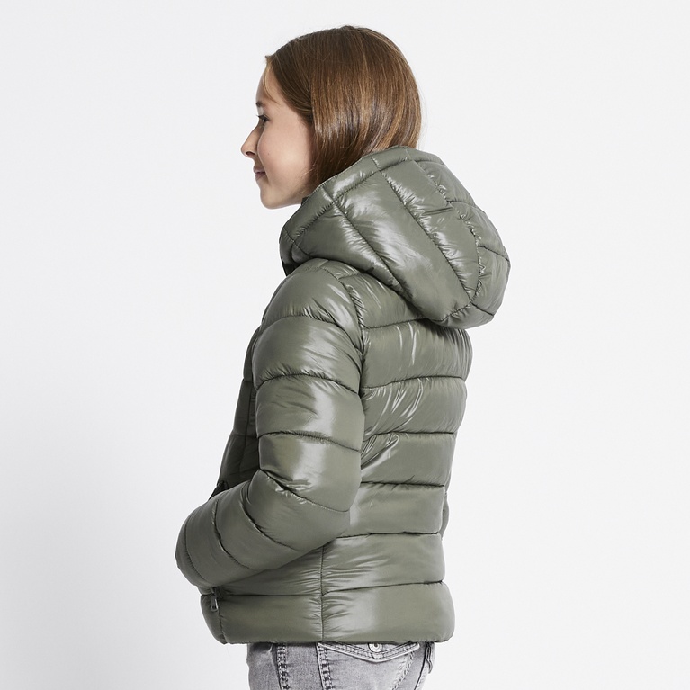 Short puffer jacket "Nikki star" Army Green