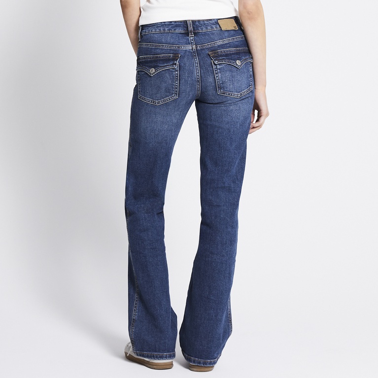 Back pocket bootcut jeans "90's Boot" Blue Used