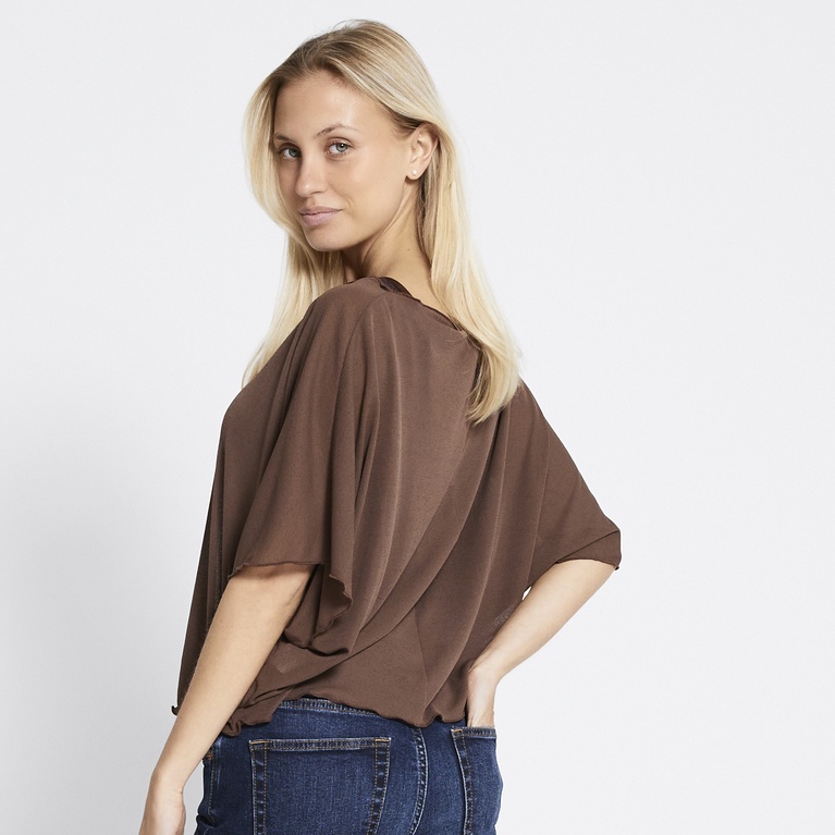 Cape top "Alfie" Brown