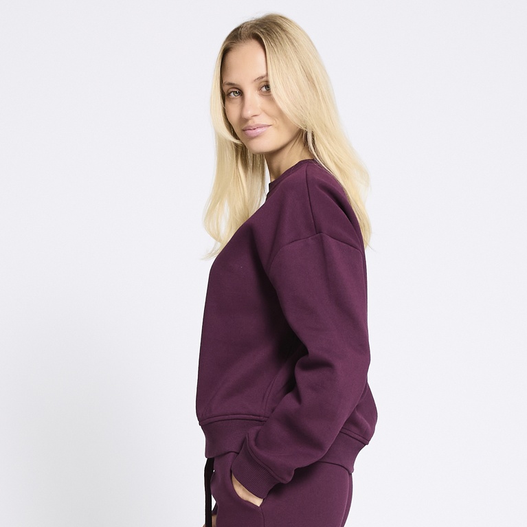 Heavy sweatshirt "Nora" Plum