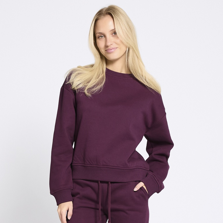 Heavy sweatshirt "Nora" Plum