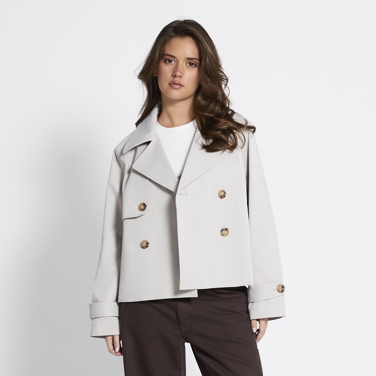 Short trench coat "Brooklyn" Beige