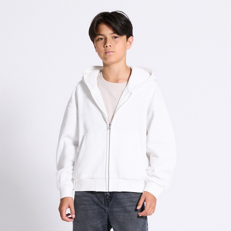 Heavy hoodie "Block" Off white