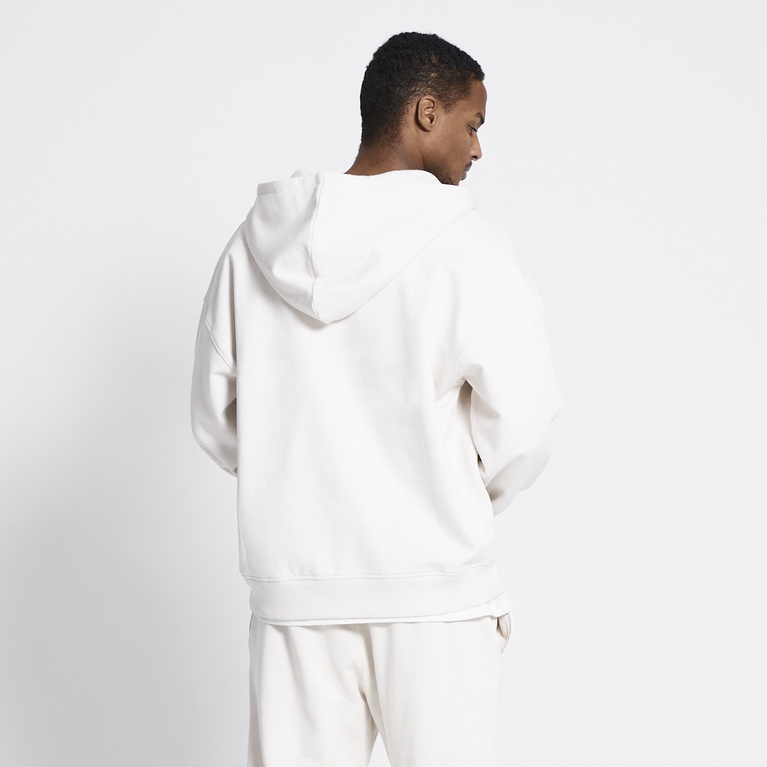 Boxy zip hoodie "Lindon" Ivory