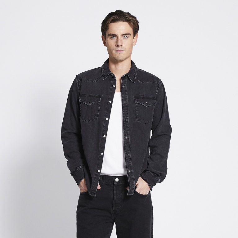 Denim shirt "Clint" Black Used
