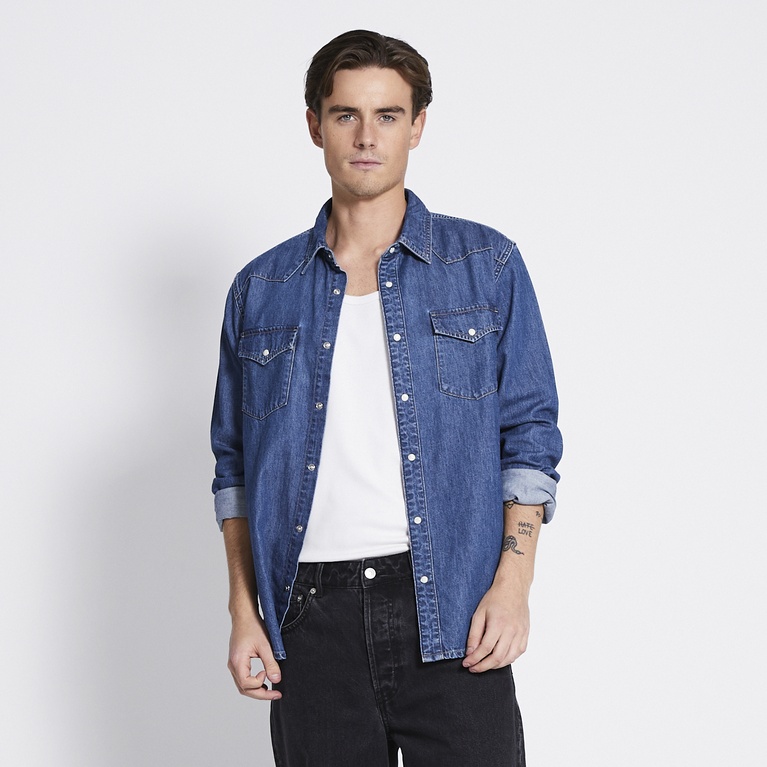 Denim shirt "Clint" Blue Used