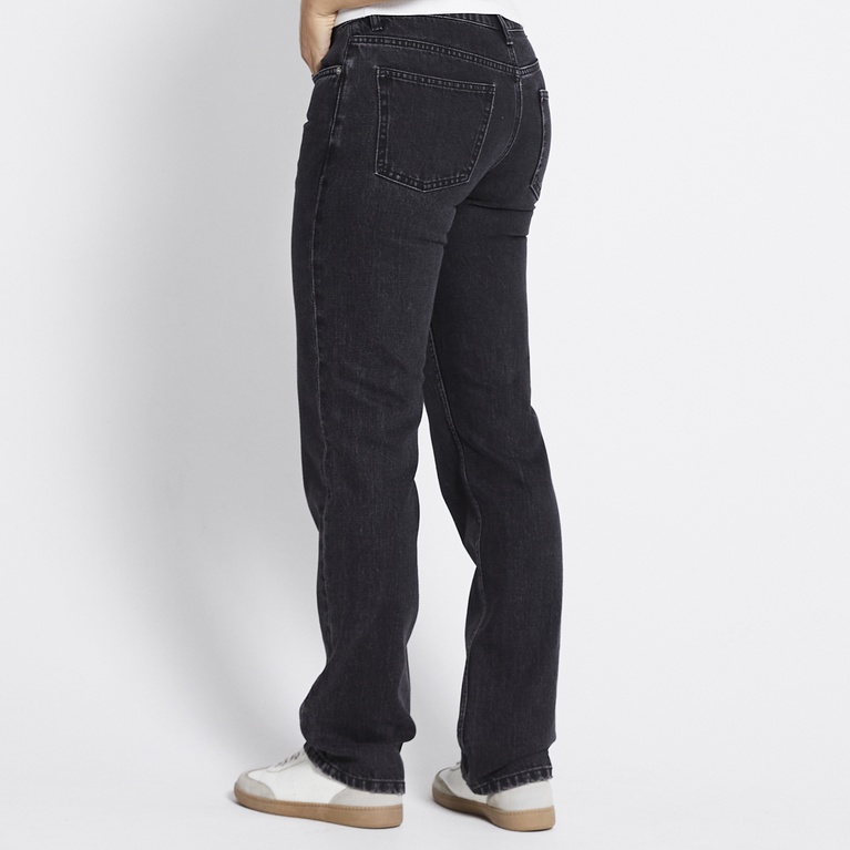 Low waist straight jeans "Icon" Black Used