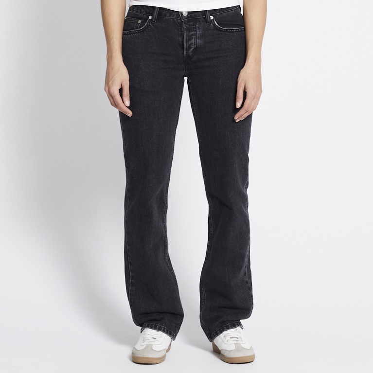 Low waist straight jeans "Icon" Black Used