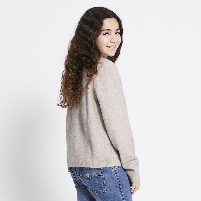 Basic knit cardigan "Audrey star"