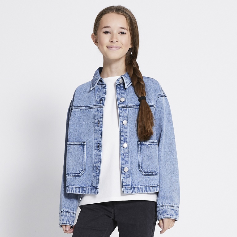 Twill Jacket "Kaley star" Denim blue