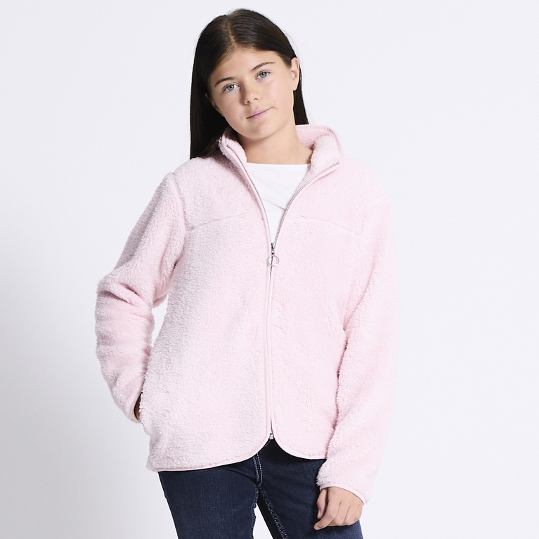 Teddy jacket "Cosy star" Soft Pink