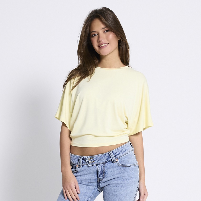 Tee top "Emmie" Light Yellow