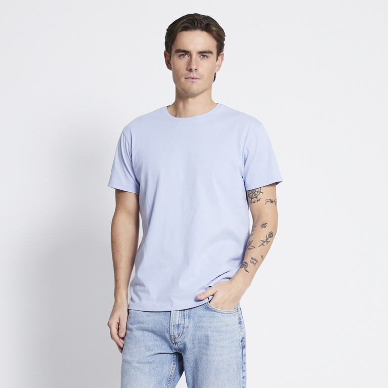 Basic tee "Marlon" Light blue