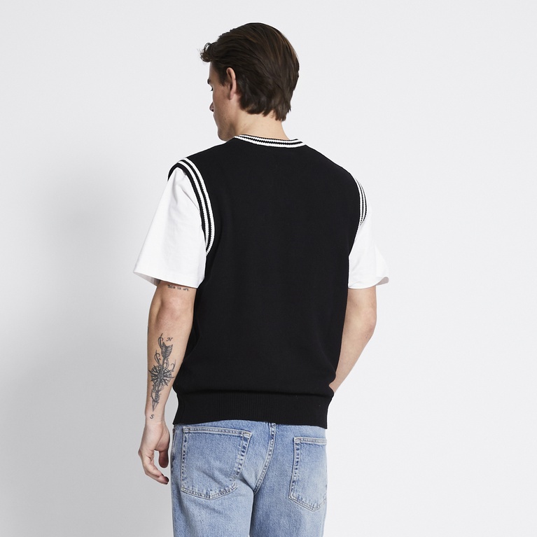 Knitted vest "Rafa" Black