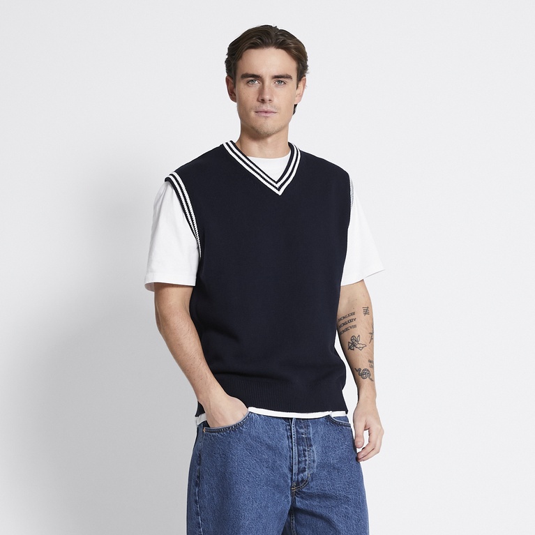 Knitted vest "Rafa" Navy