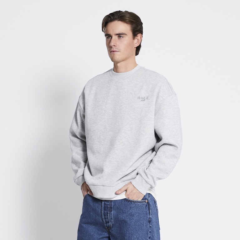 Printed sweatshirt "Owen 2.0" Grey Melange