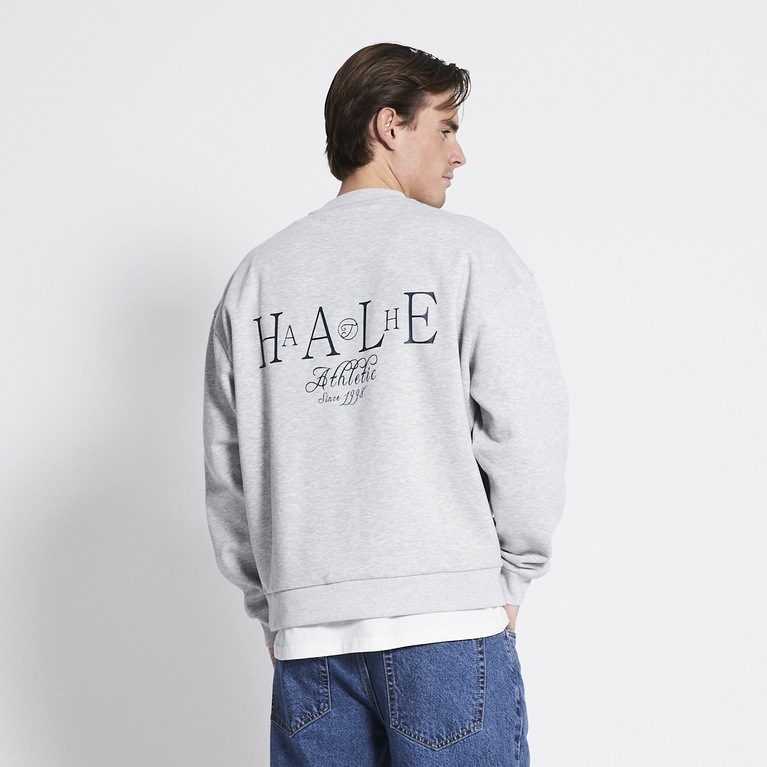 Printed sweatshirt "Owen 2.0" Grey Melange