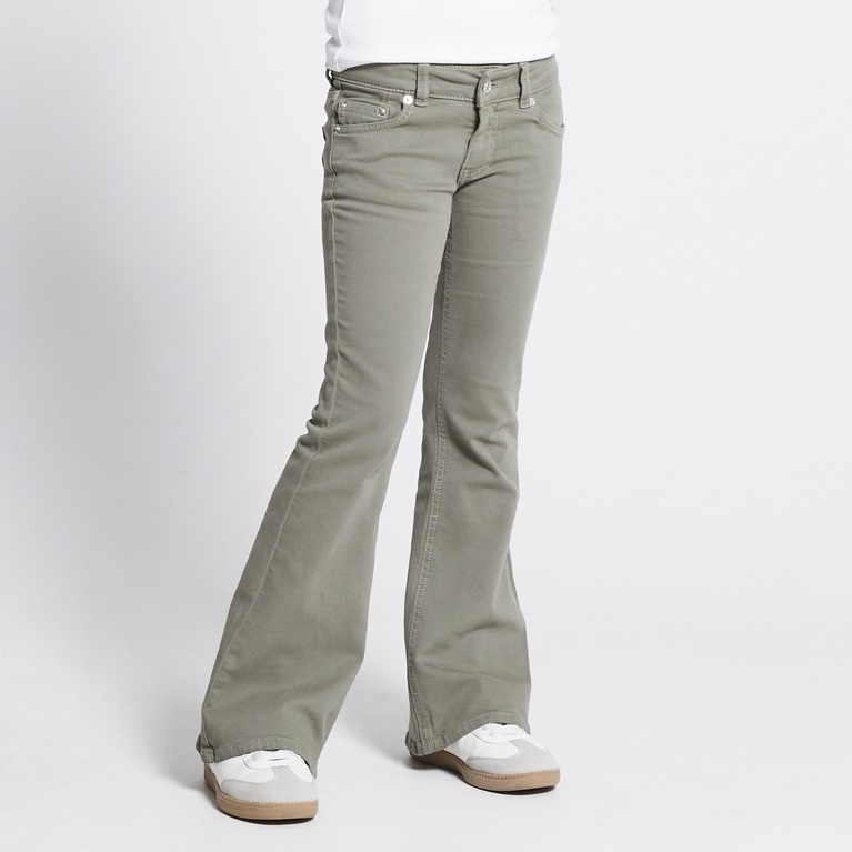Y2K Jeans "Blaze star" Army Green