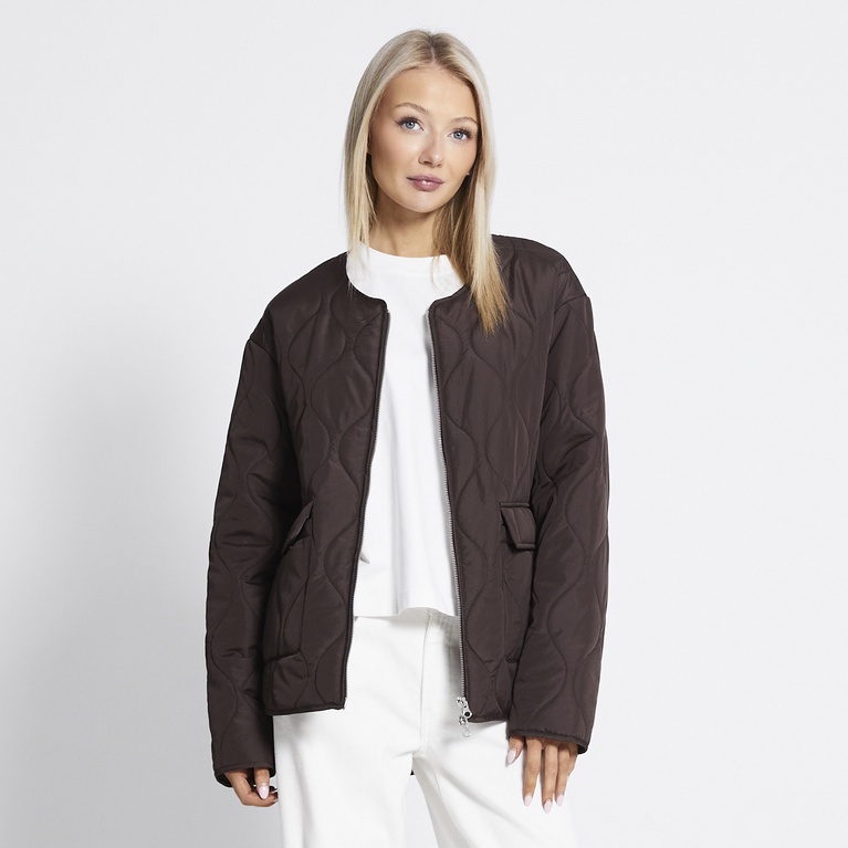 Quilted jacket "Ottilia" Brown