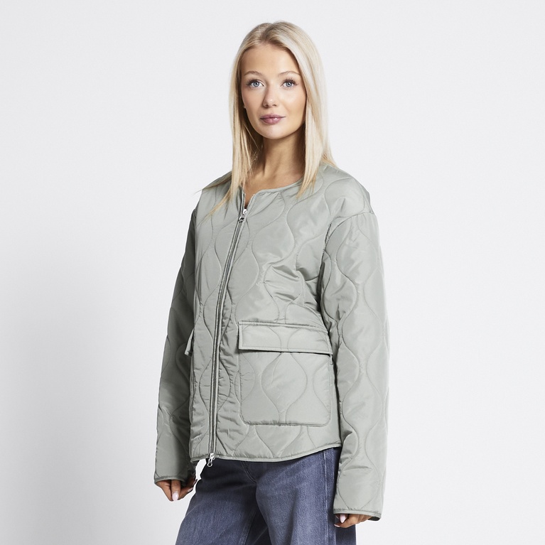 Quilted jacket "Ottilia" Light Army Green