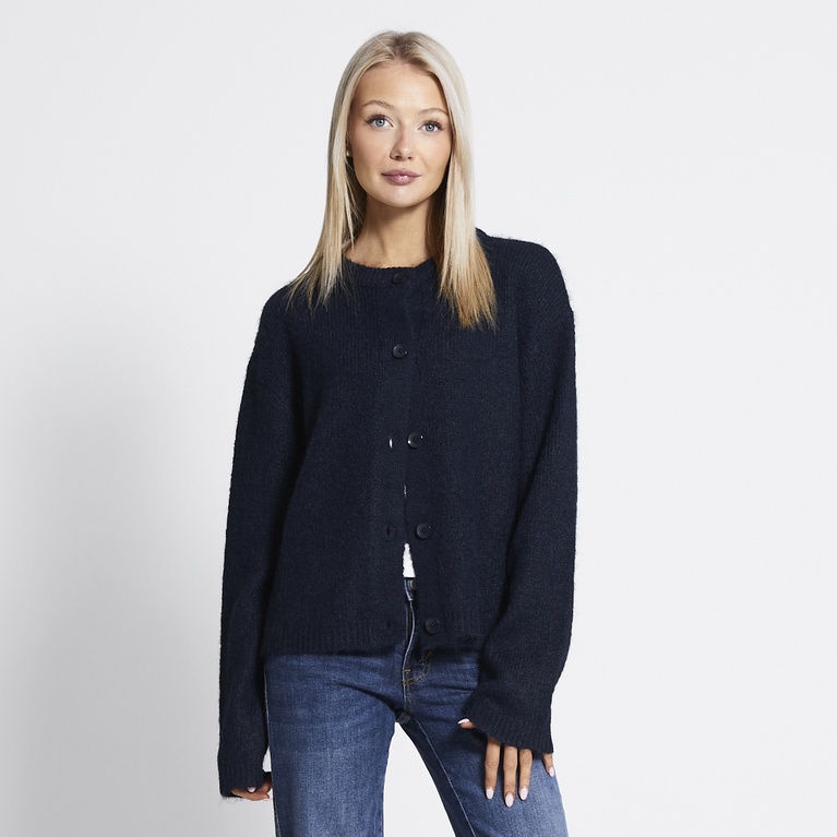 Knit cardigan "Alva" Dark Blue