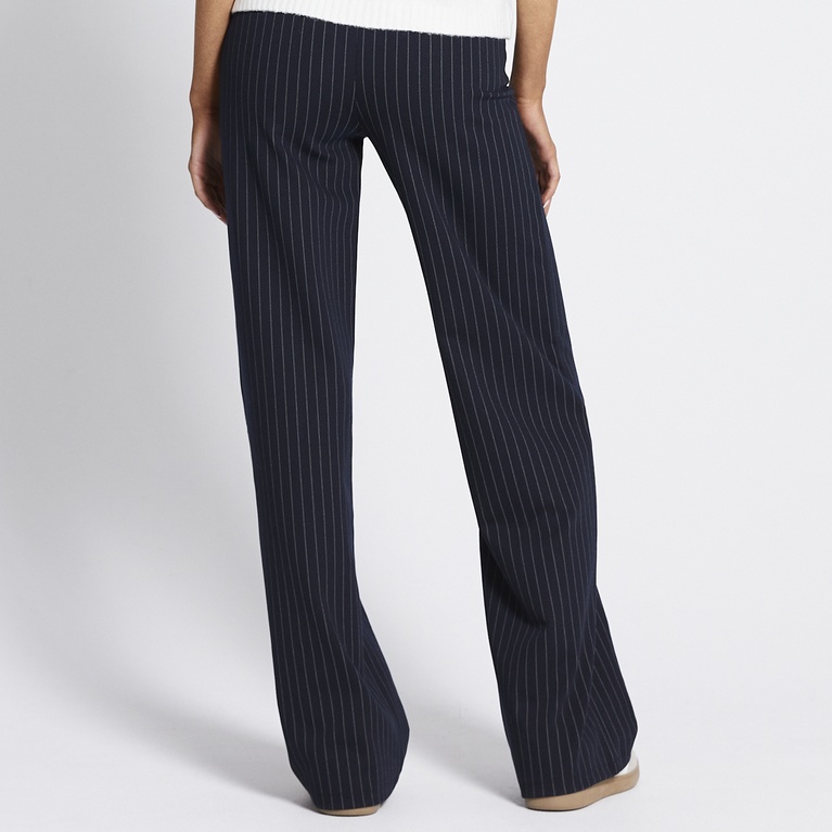 Low waist dress pants "Estrid" Dark Blue